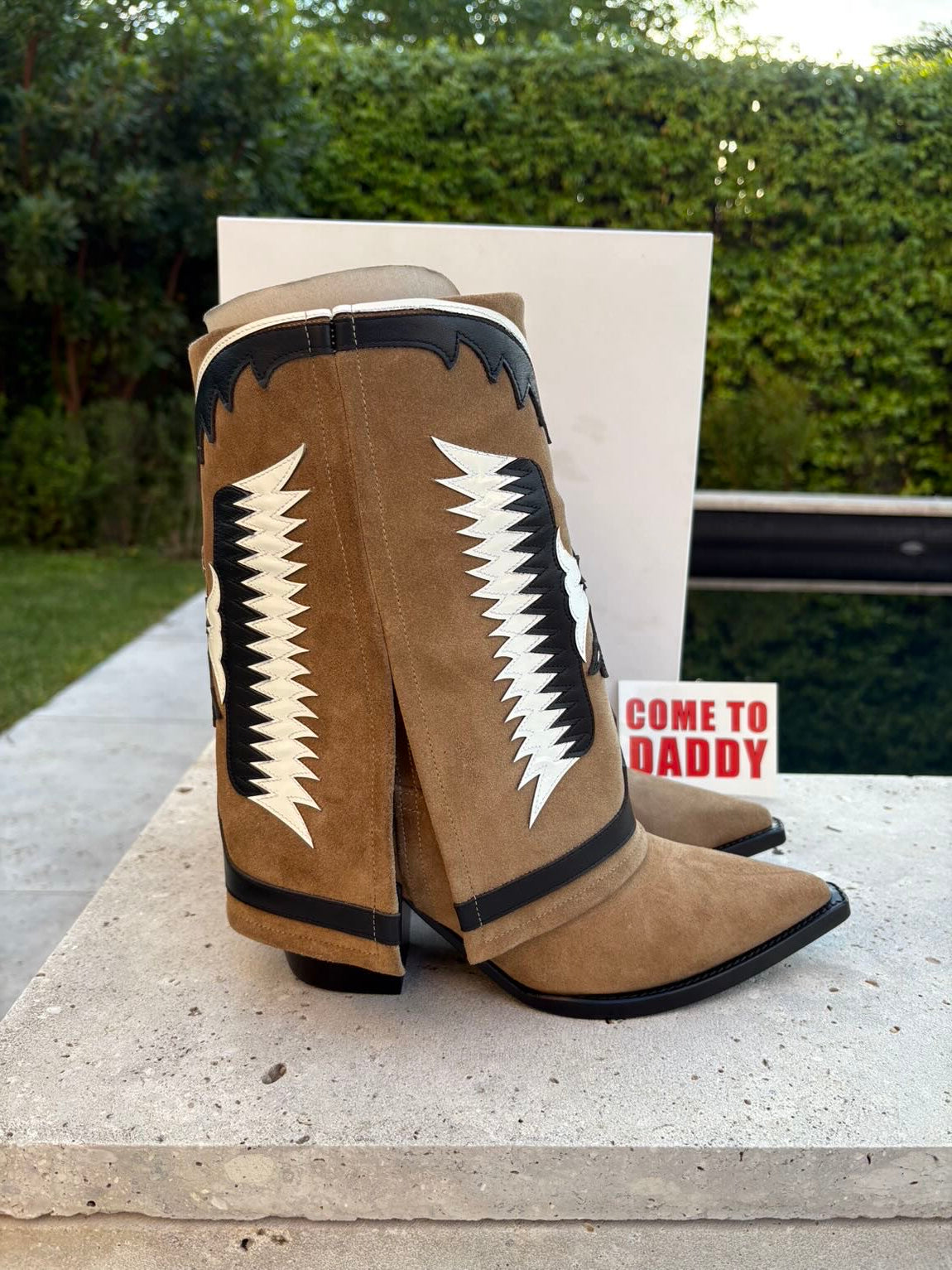 FILLES A PAPA. Botines piel Texas Low Camel. T 40
