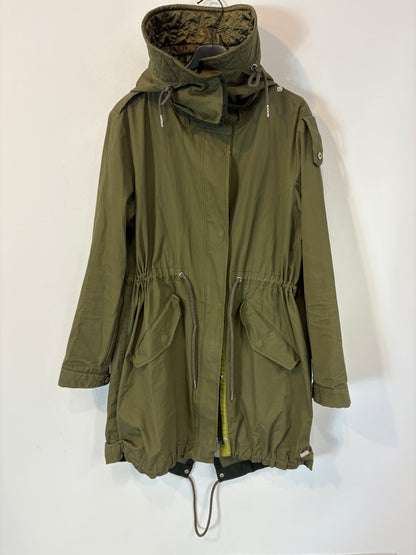 SCOTCH &amp; SODA. Green parka with removable hood. Size 1 (S)