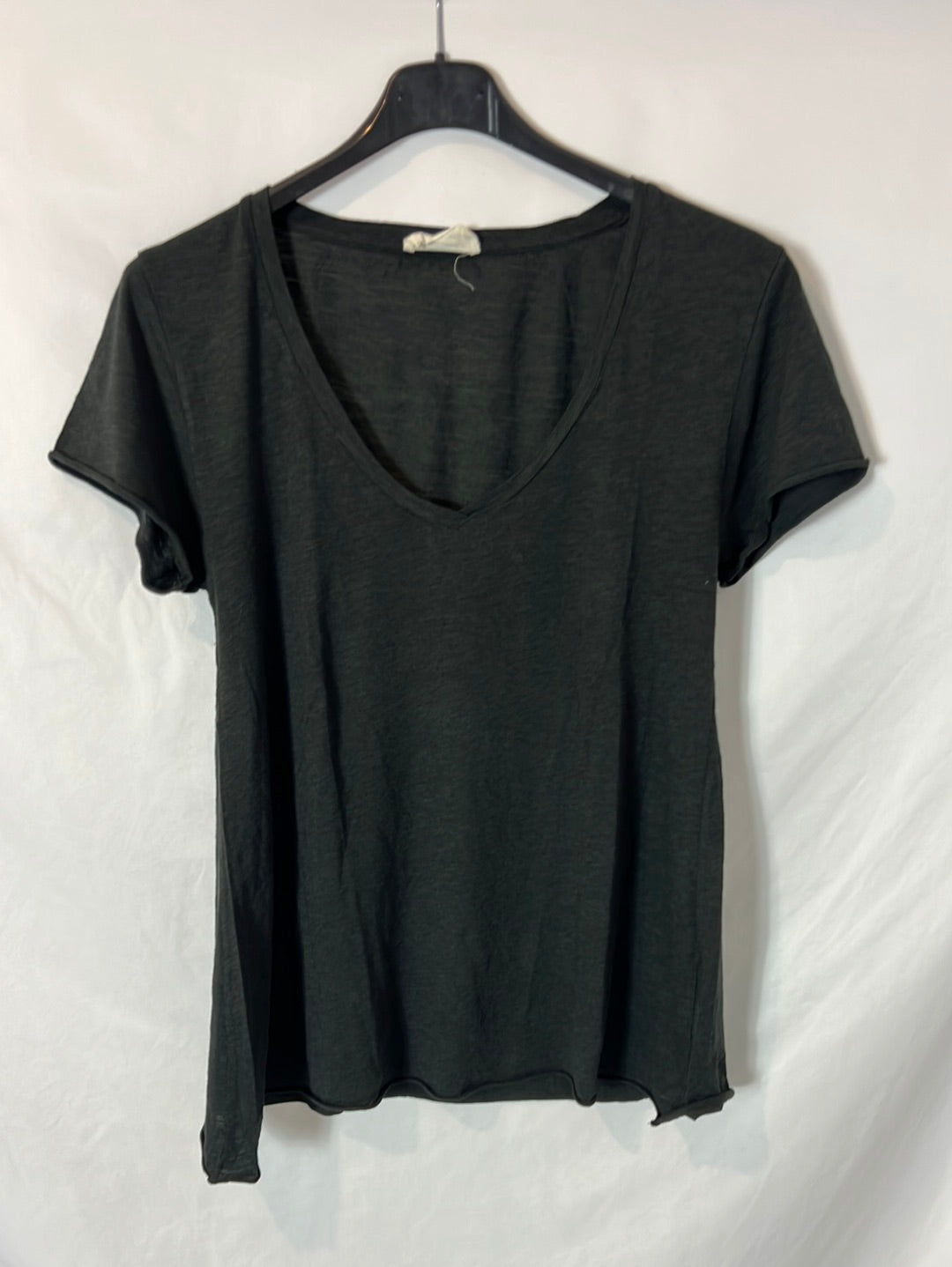 AMERICAN VINTAGE. Dark gray cotton T-shirt. TL
