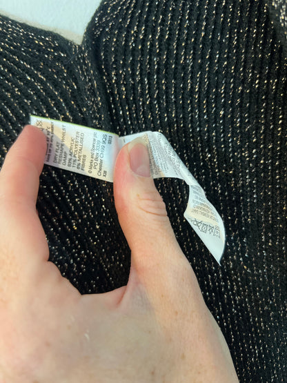 MARKS&SPENCER. Poncho punto hilos