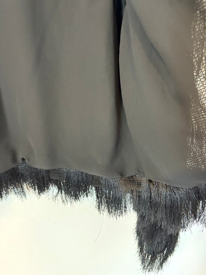 ZARA. Black fringed jacket. TM