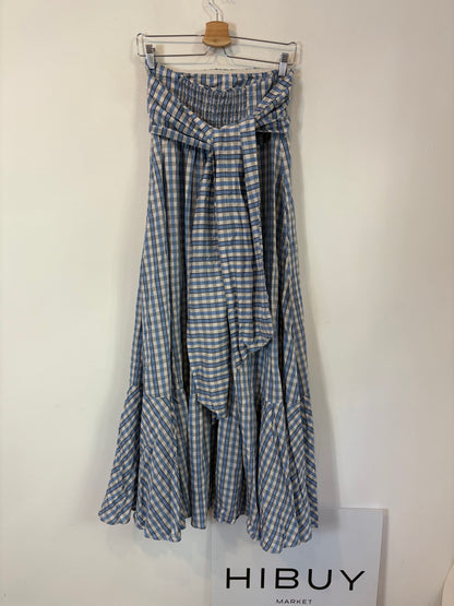 SFERA. Vestido midi de cuadros
