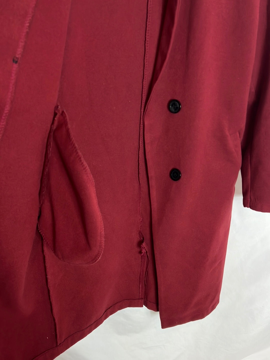OTHERS. Burgundy cloth coat TU(s/m)