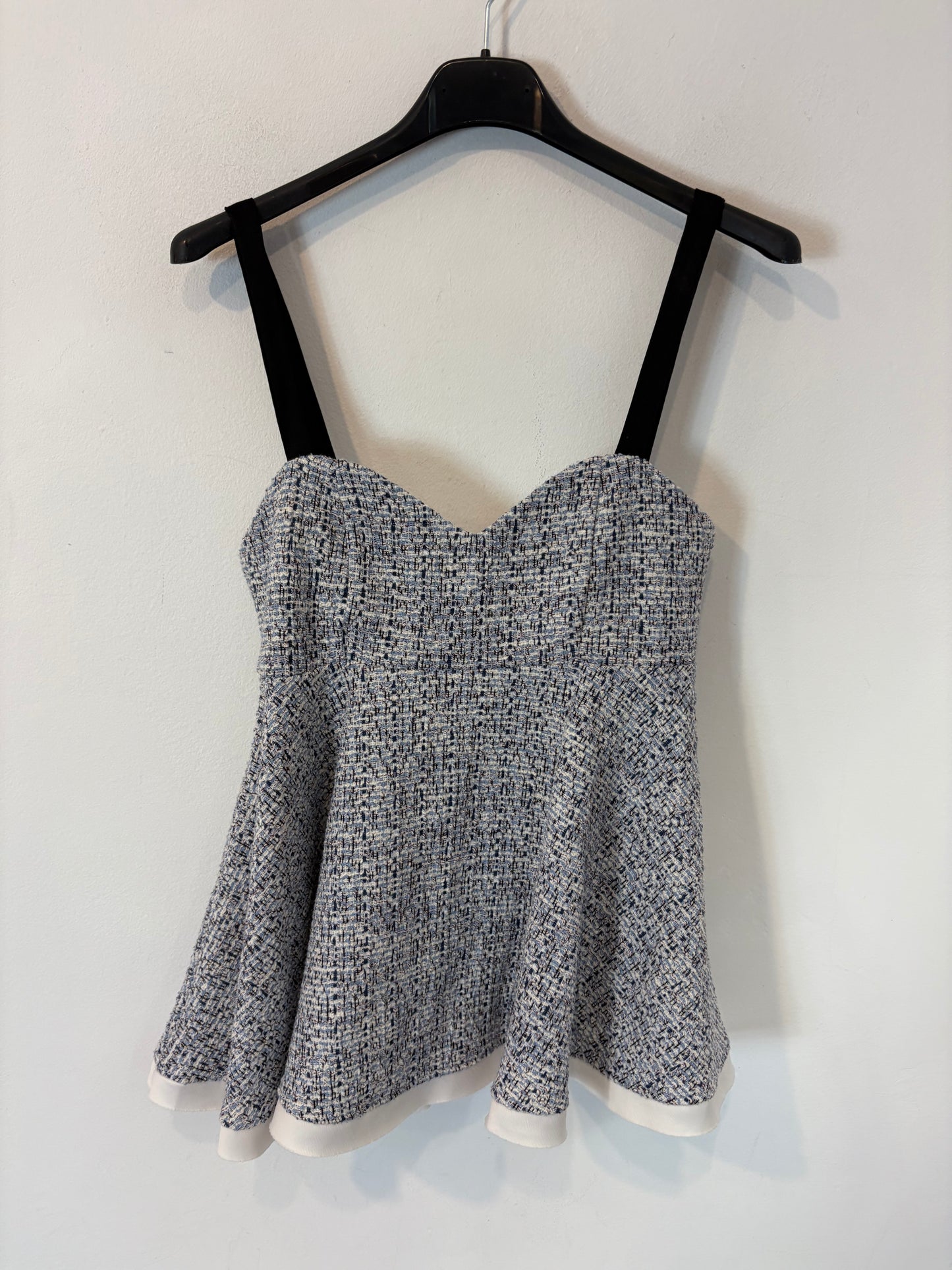 ZARA. Conjunto tweed  azules