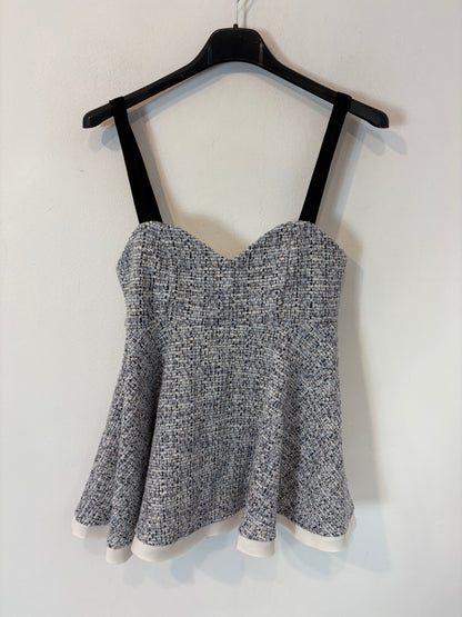 ZARA. Conjunto tweed  azules