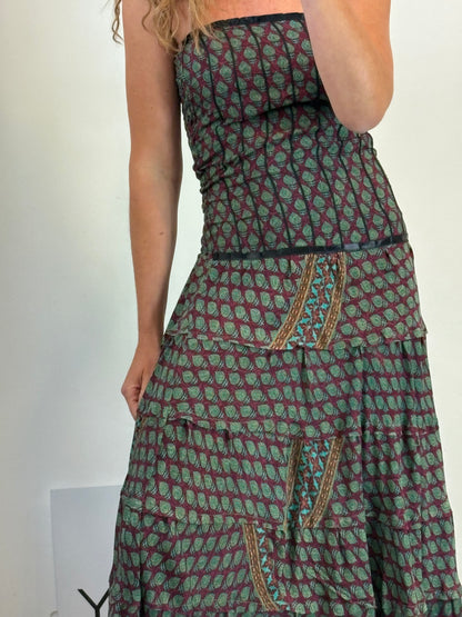 MALABABA. Checkered pareo/scarf