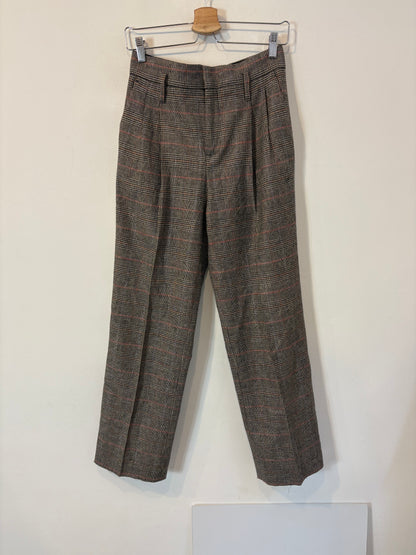 ZARA. Pantalón pinzas con lana