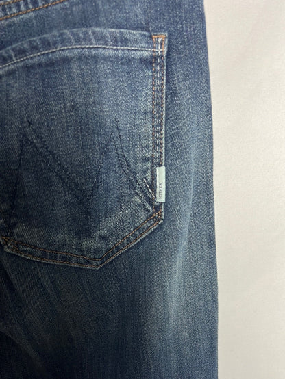 MOTHER. Pantalón denim recto fino. T 26(36)