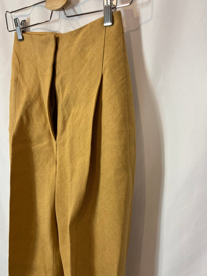 DEL POZO. Textured pleat pants. Size XS