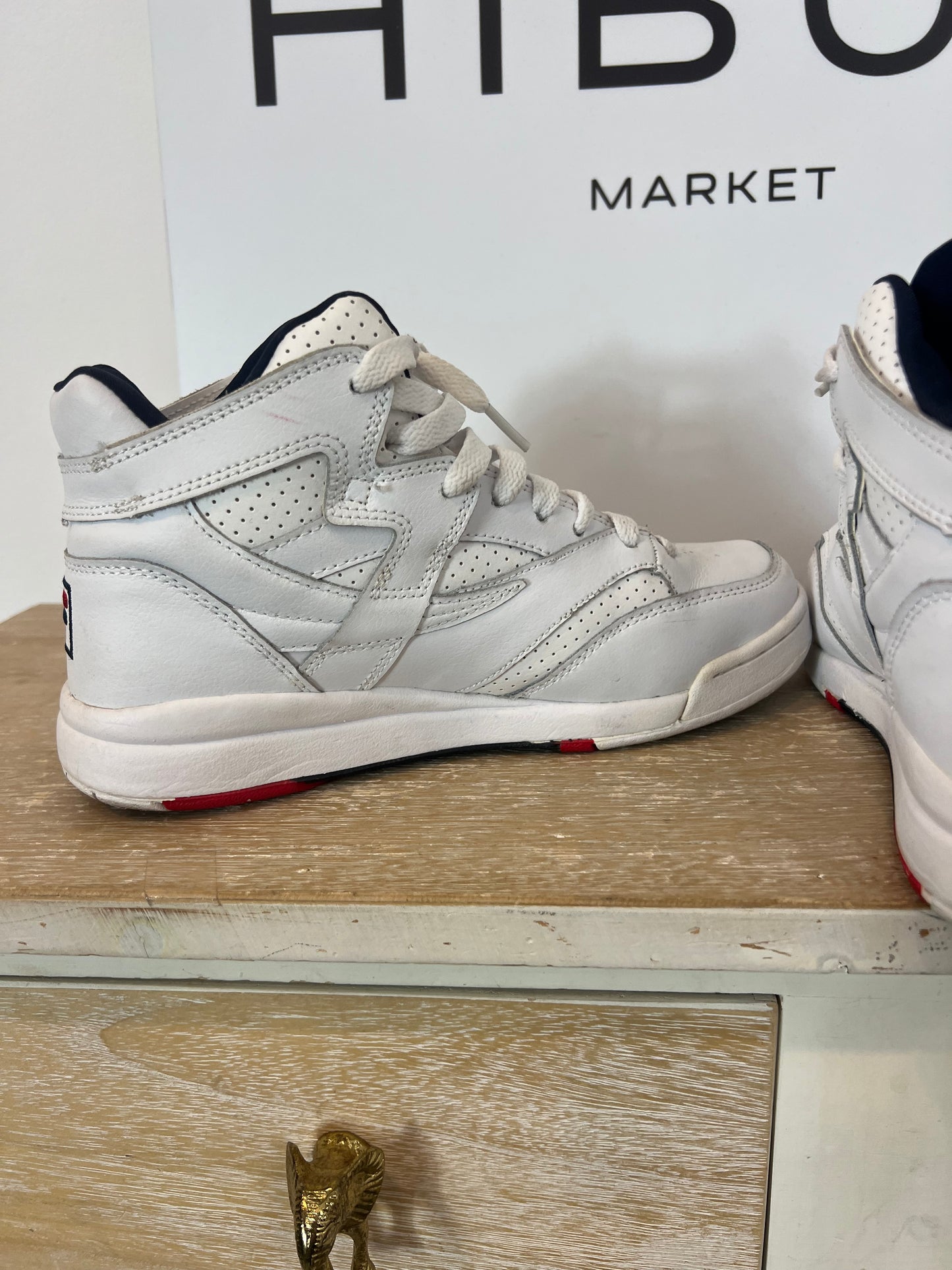 FILA. Zapatillas blancas bota T.38