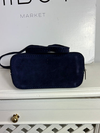 OTRAS. Bolso mini piel azul/morado