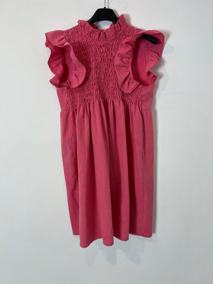 BANOFFEE. Vestido corto cuadros T.s