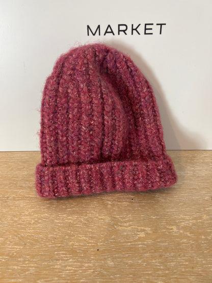 OTRAS. Gorro rosa jaspeado