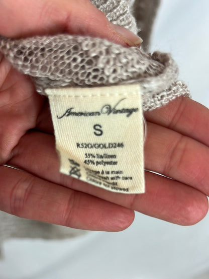 AMERICAN VINTAGE. Beige flecked sweater. TS