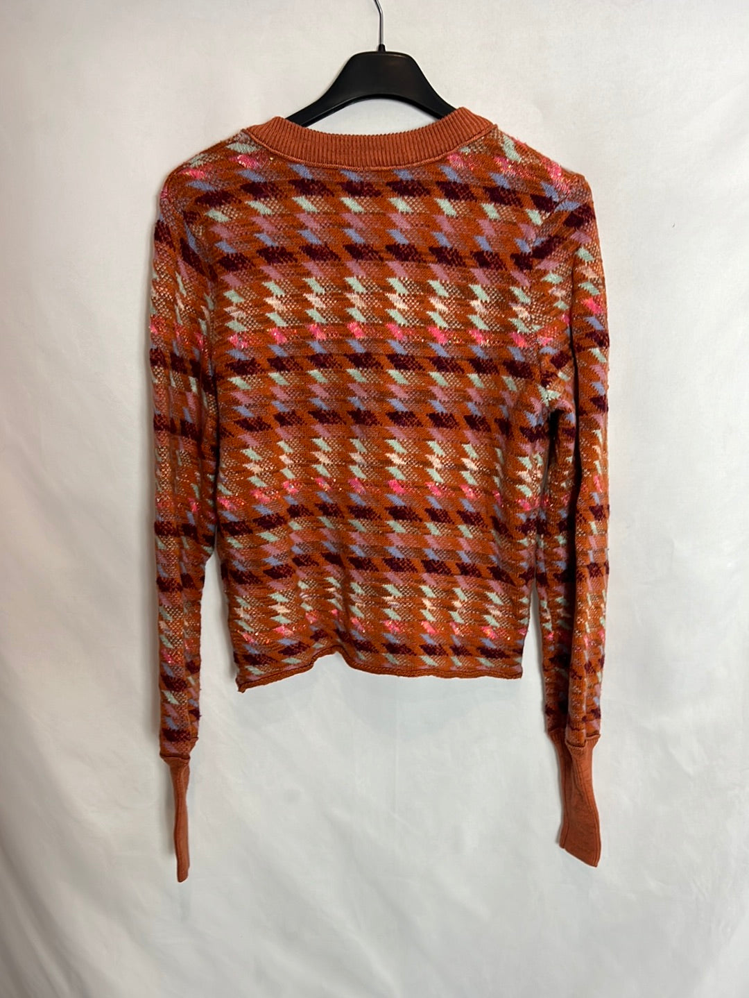 FREE PEOPLE. Multi color cardigan. T.S.