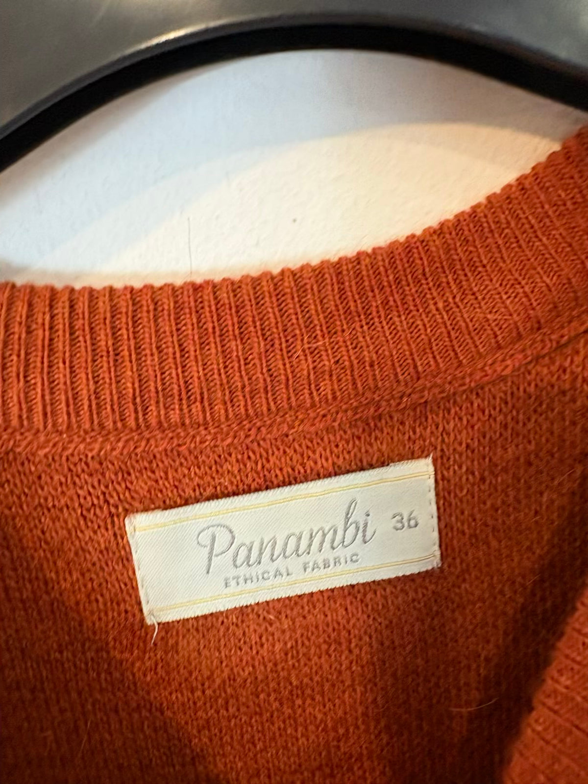 PANAMBI. Vestido largo estampado lana
