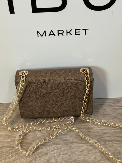 MARIO VALENTINO. Bolso efecto piel marrón