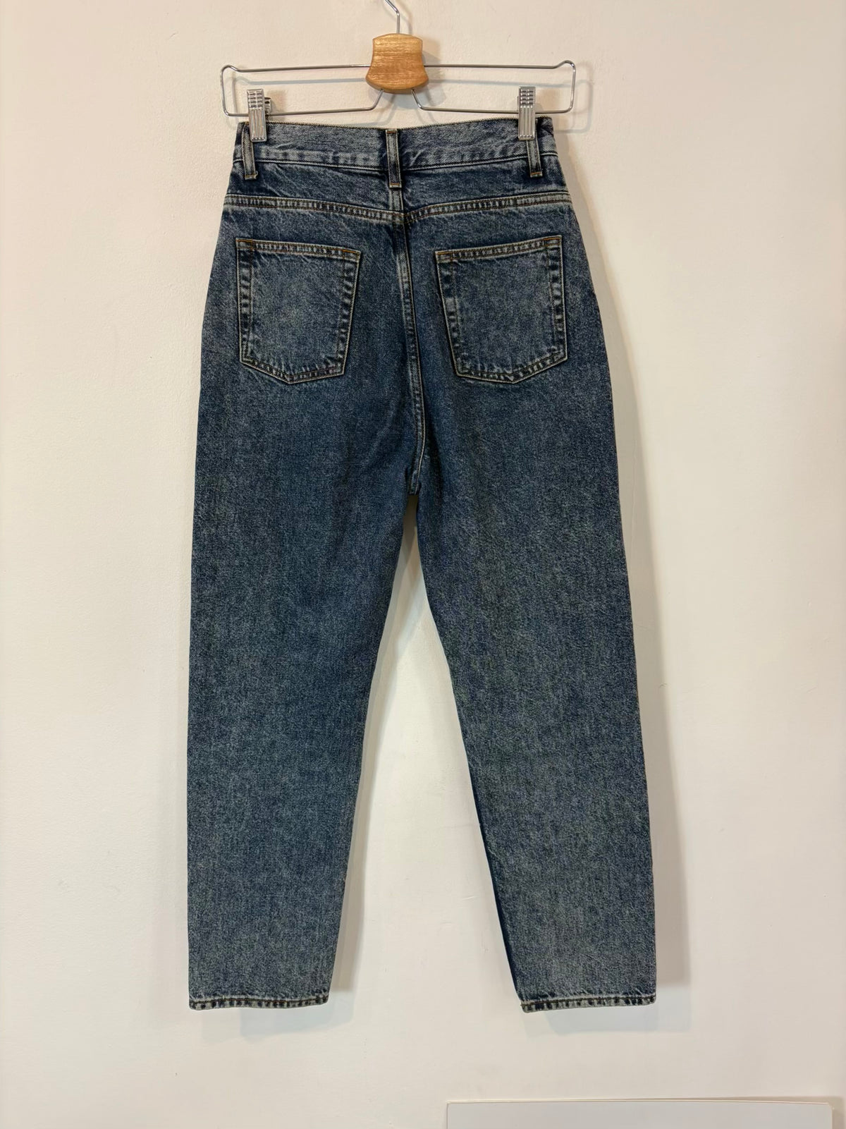 Denim recto cintura alta