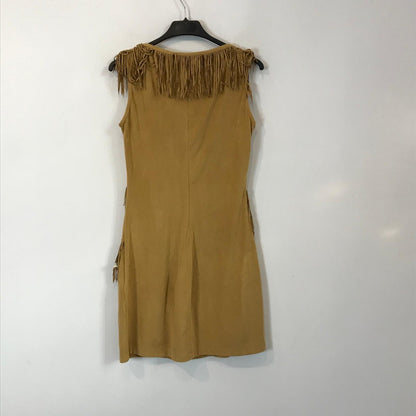 PLEIN SUD. Vestido corto flecos