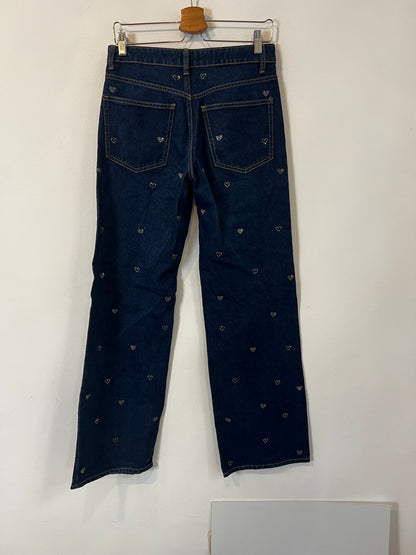 ZARA. Denim recto detalles
