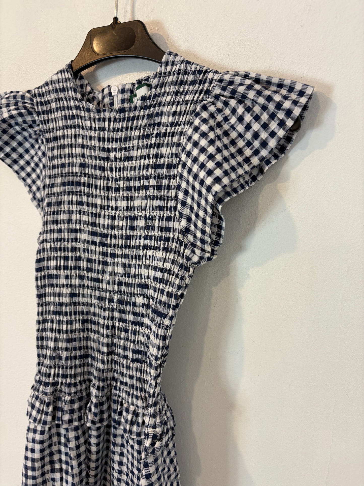 PIETRA. Vestido largo cuadros nido de abeja. T S