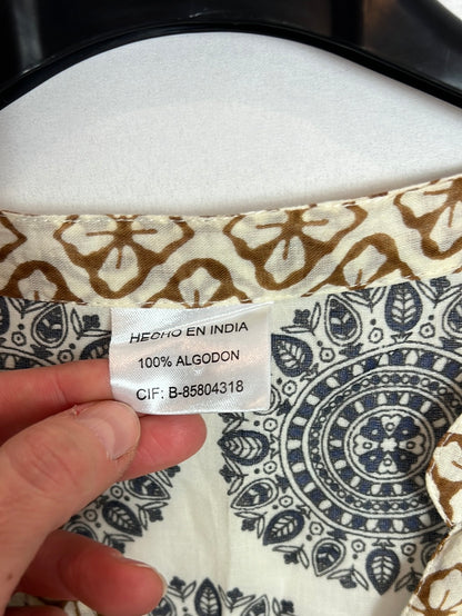 OTHERS. Short printed shirt dress. YOU (M)