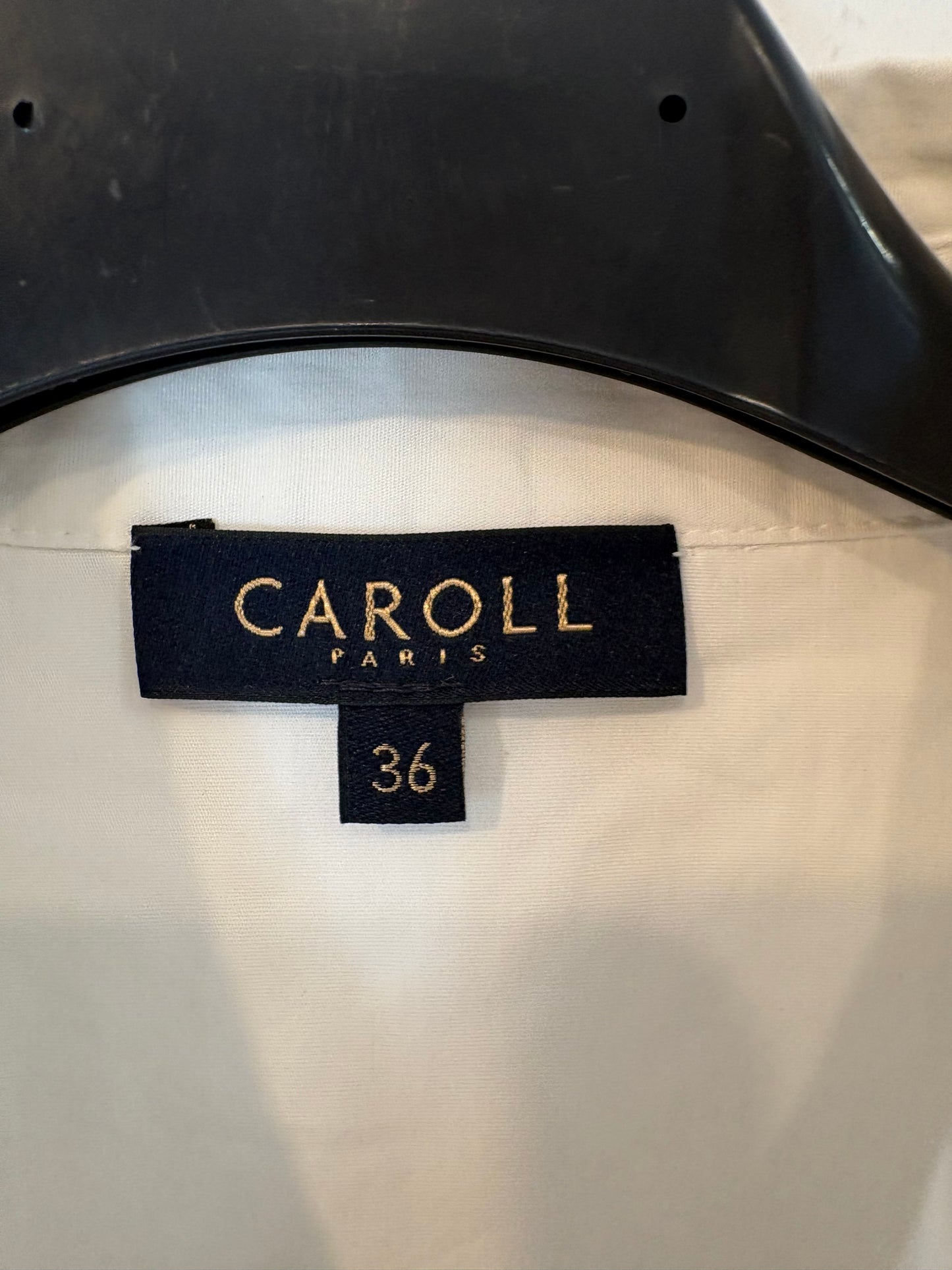 CAROLL. Camisa blanca tablas