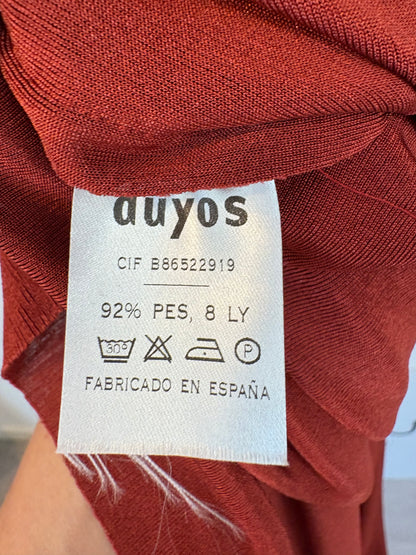 DUYOS. Vestido midi punto elástico