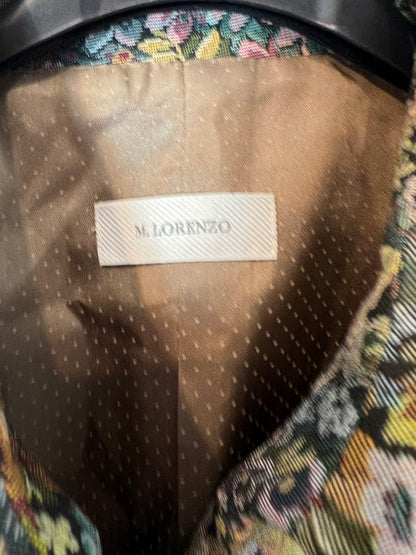 M. LORENZO. Textured floral jacket S.42 (M)