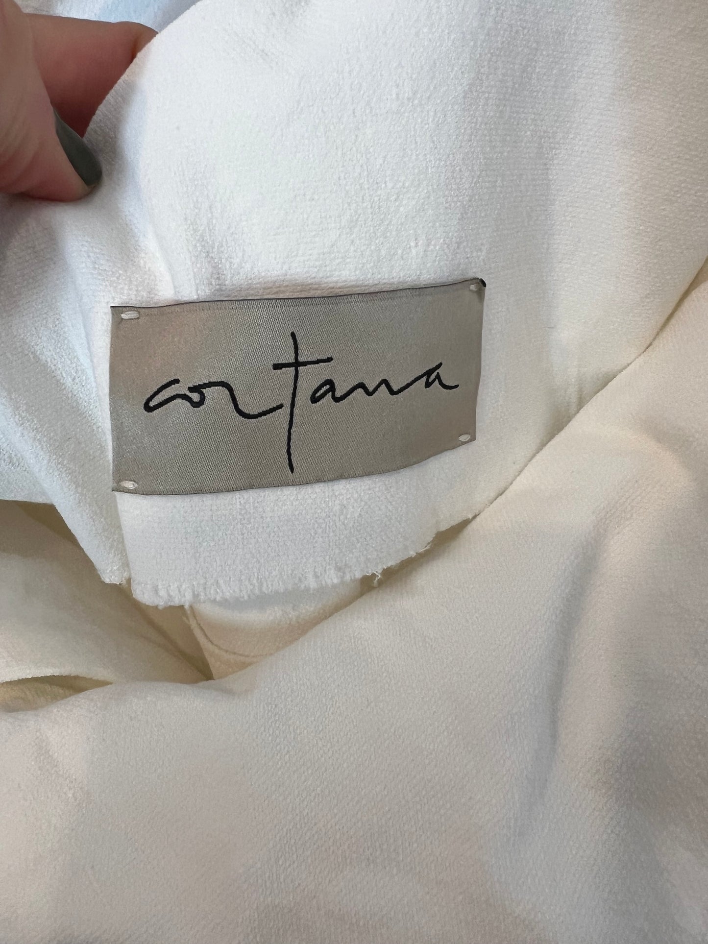 CORTANA. Top cruzado semi elástico. T 40 (S/M)