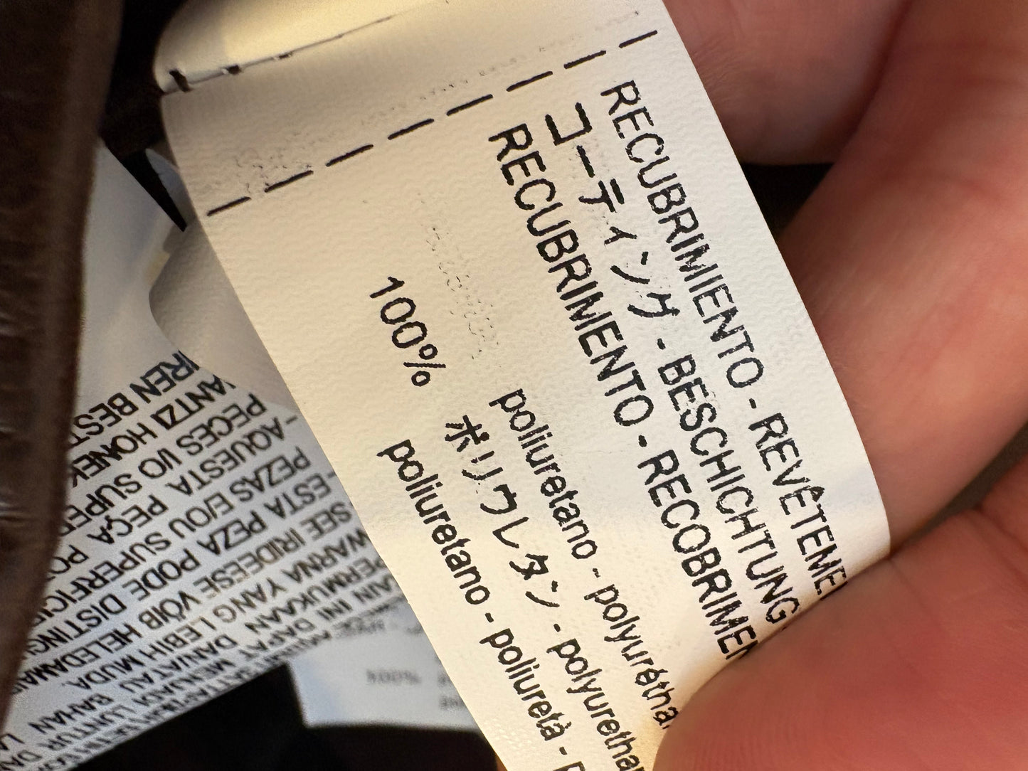 ZARA. Corsé efecto piel marrón