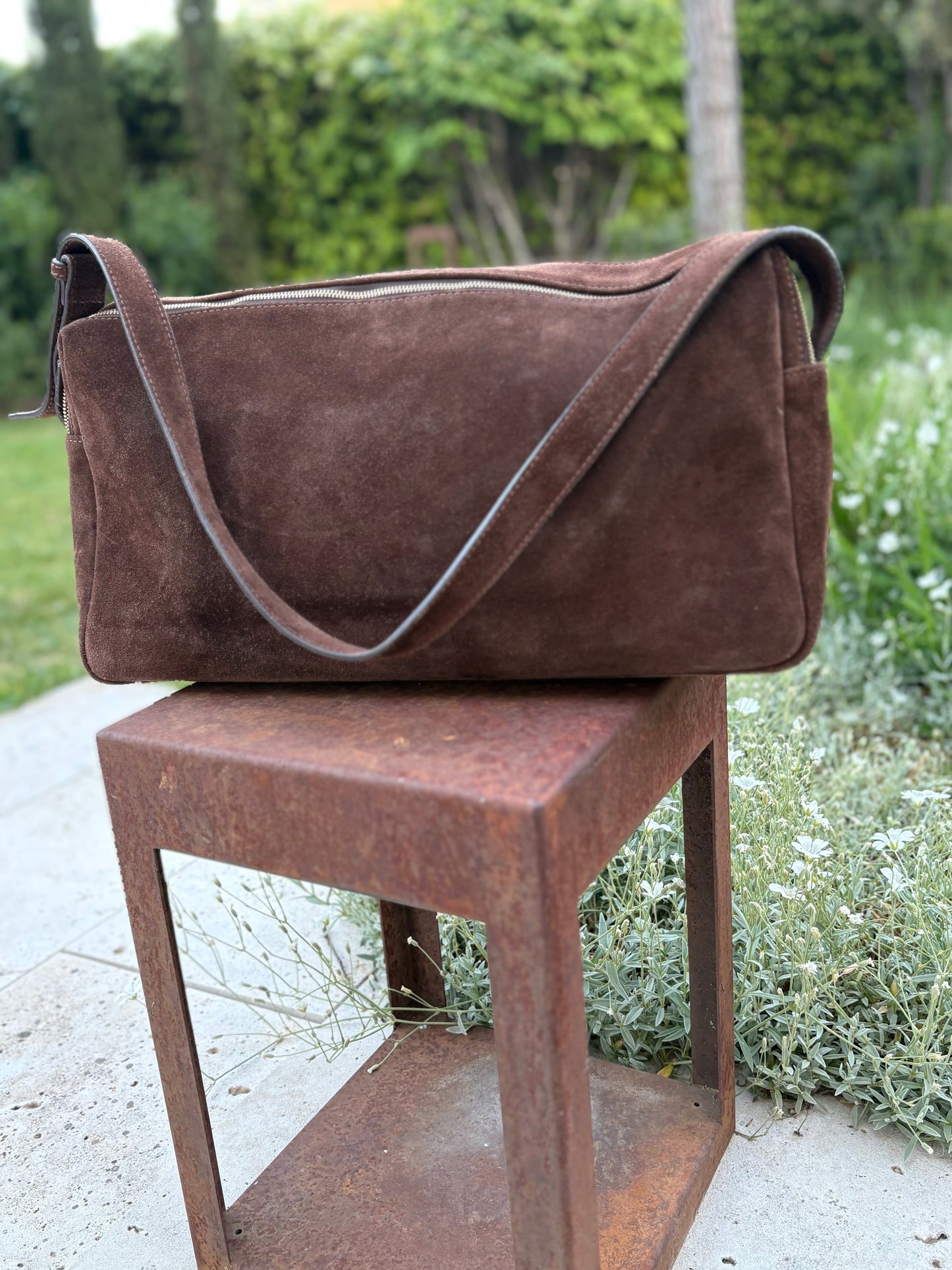 ELLEME. Bolso piel marrón
