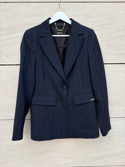 SCRIPTA. Traje de chaqueta azul marino con chaleco