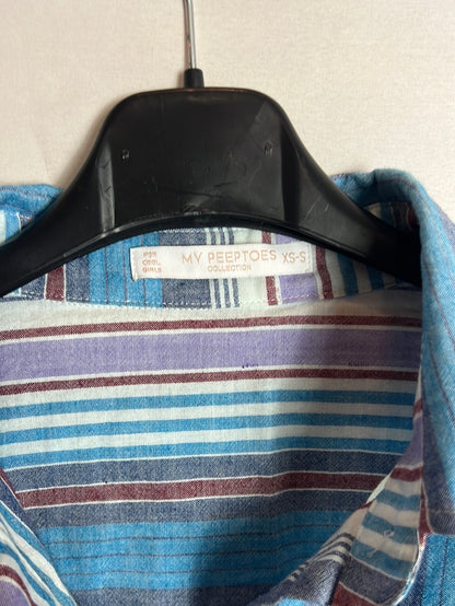 MY PEEPTOES. Camisa rayas algodón. T XS-S