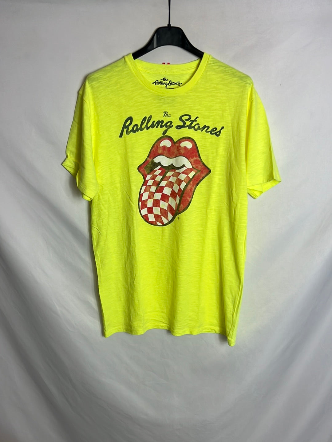 THE ROLLING STONES. Fluorescent logo T-shirt. TM