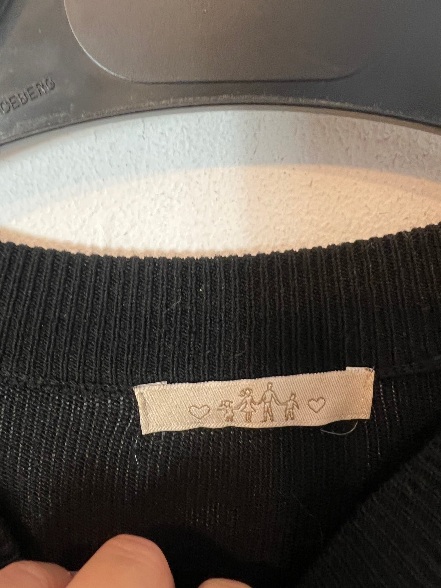 OTHERS. Black knit dress TU(m/l)