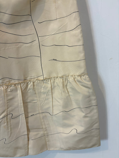 PRADA. Vestido seda vintage