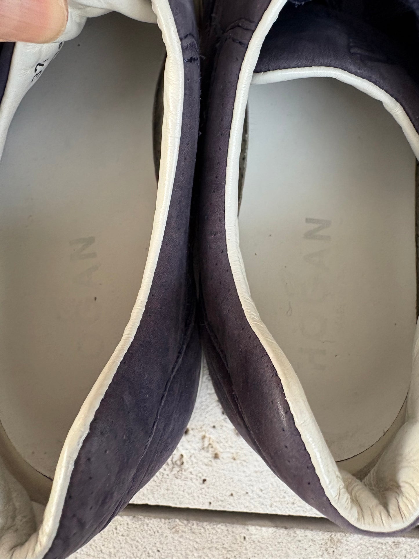 HOGAN. Zapatillas bicolor en piel