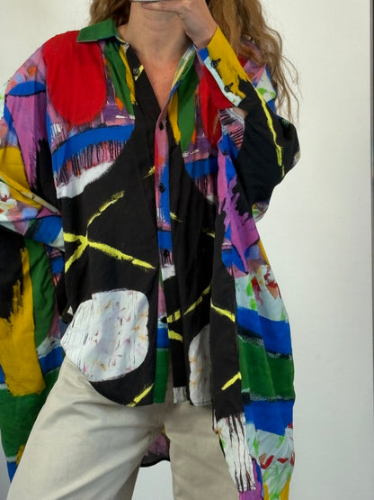SÉZANE. Multicolored raffia bag