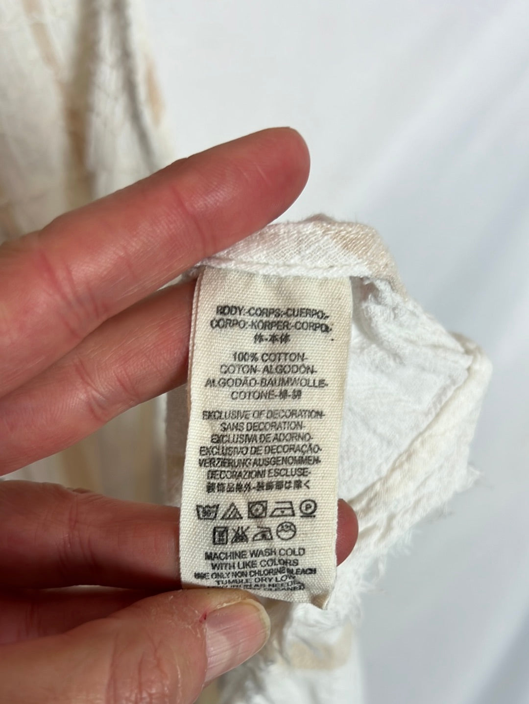 FREE PEOPLE. Top largo aperturas. T S