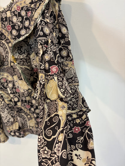 ISABEL MARANT ÉTOILE. Blusa estampada volante