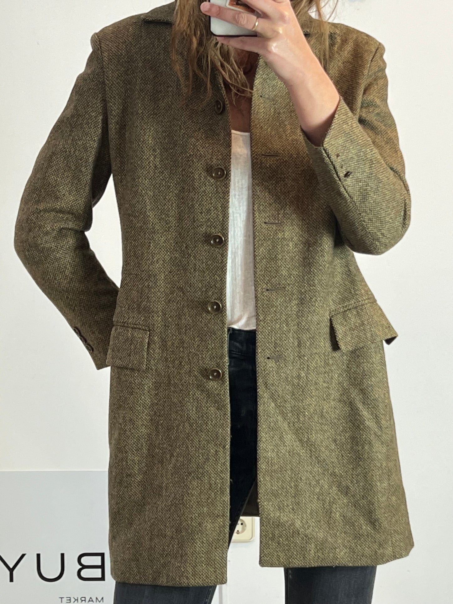 DALMATA. Chaqueta lana jaspeada. T M/L