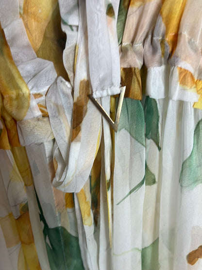 PALOMA LACACI. Kaftán semitransparente flores. . T S