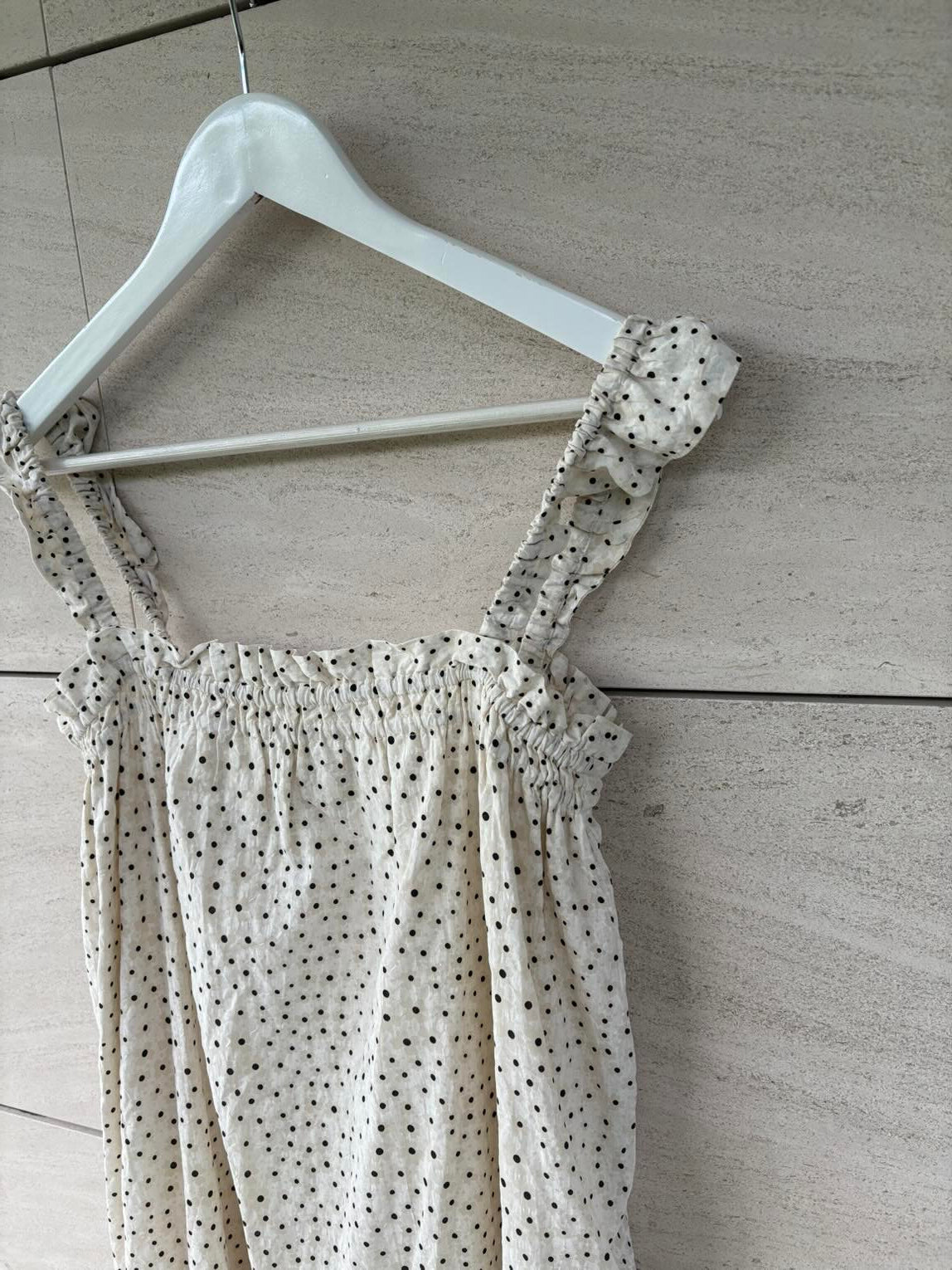 SECOND FEMLE. Vestido midi estampado detalle tirantes