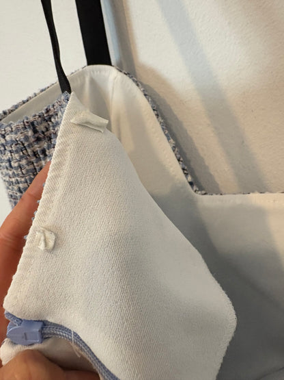 ZARA. Conjunto tweed  azules