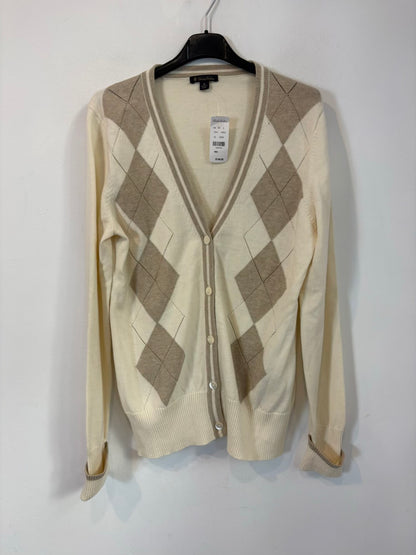 BROOKS BROTHERS. Chaqueta rombos cashemre y algodón