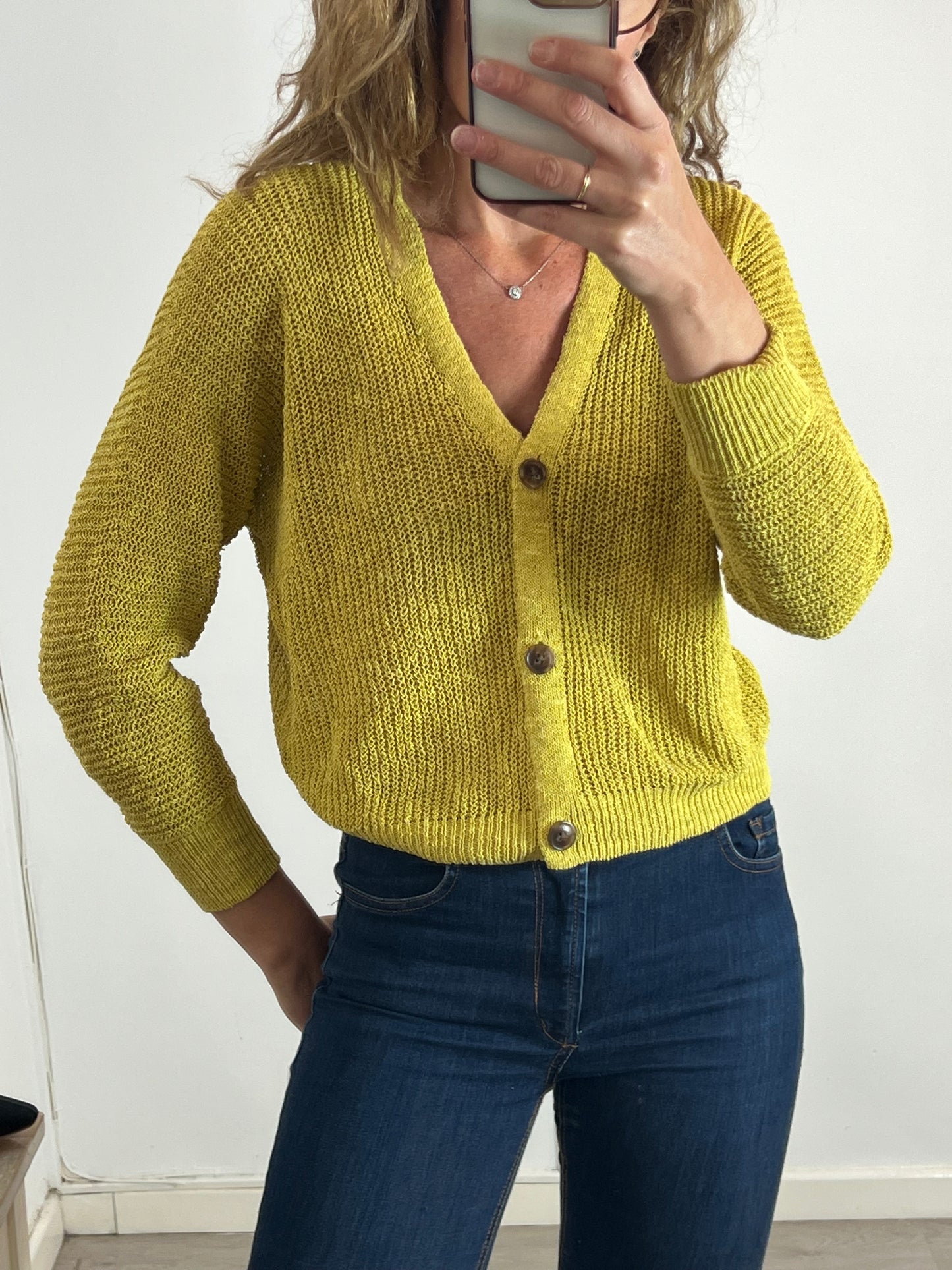 MANGO. Rebeca fluida mostaza T.s