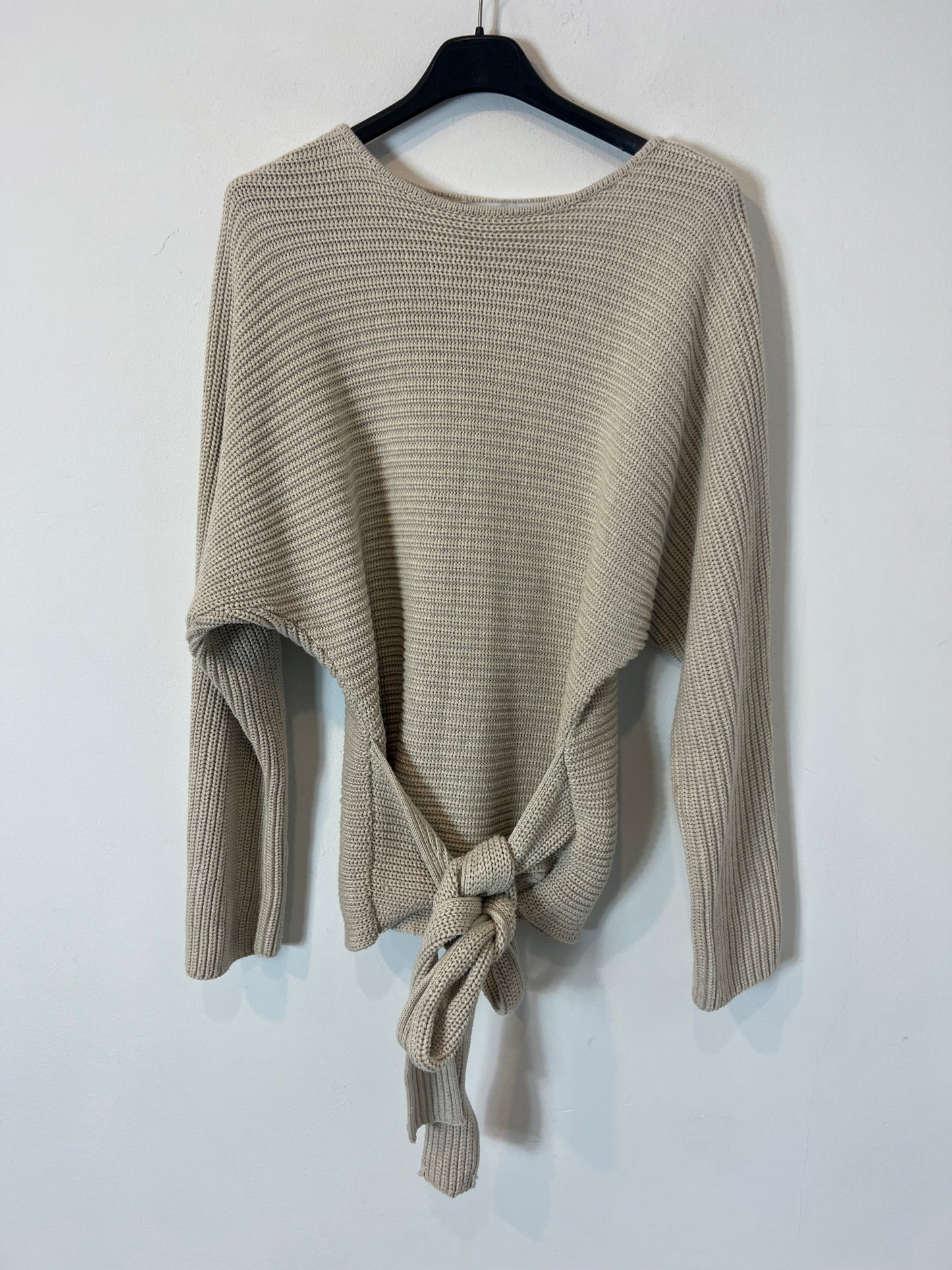 ZARA. Jersey beige lazada. T S