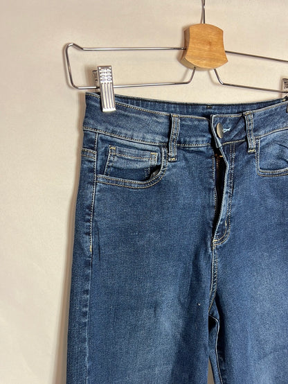 SOUCY. Stretch wide-leg denim. Size 36