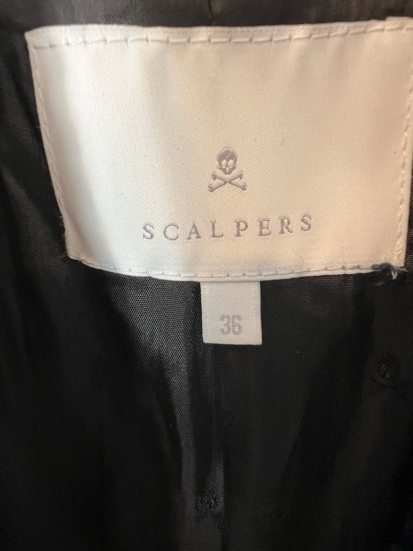 SCALPERS. Blue corduroy blazer. T 36